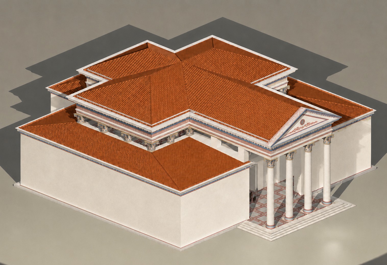 Ricostruzione della Basilica di Vitruvio a Fano